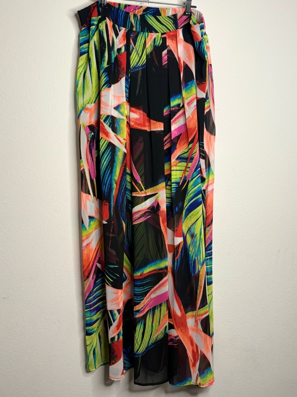 Worthington Multicolor Tropical Print Maxi Skirt